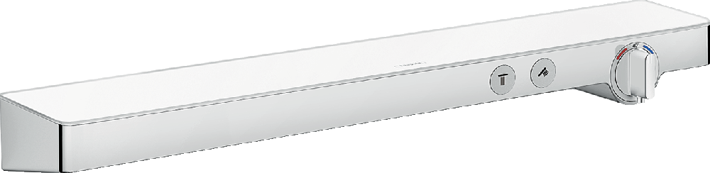 термостатический смеситель hansgrohe showertablet select 13184400 белый/хром