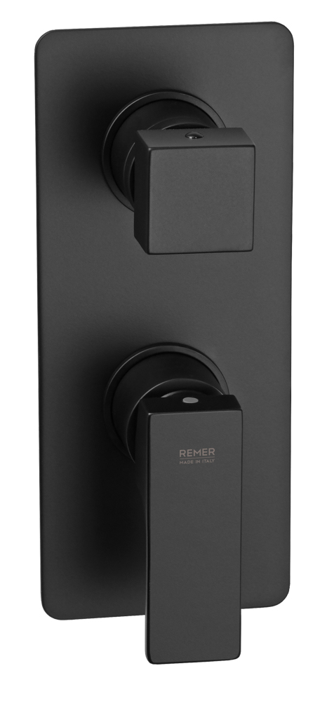 смеситель для душа remer absolute au93kbno чёрный матовый