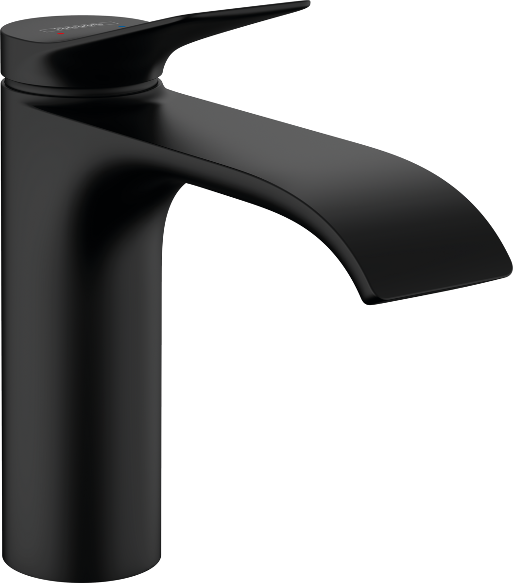смеситель для умывальника hansgrohe vivenis 75020670 черный матовый