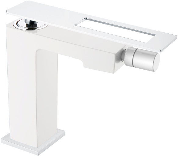 смеситель для биде boheme q 146-wcr white chrom