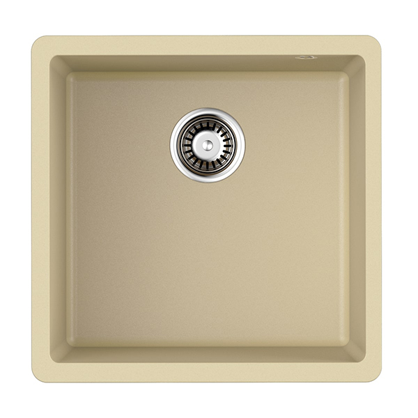 кухонная мойка omoikiri bosen 44-u-ch  44x44 шампань
