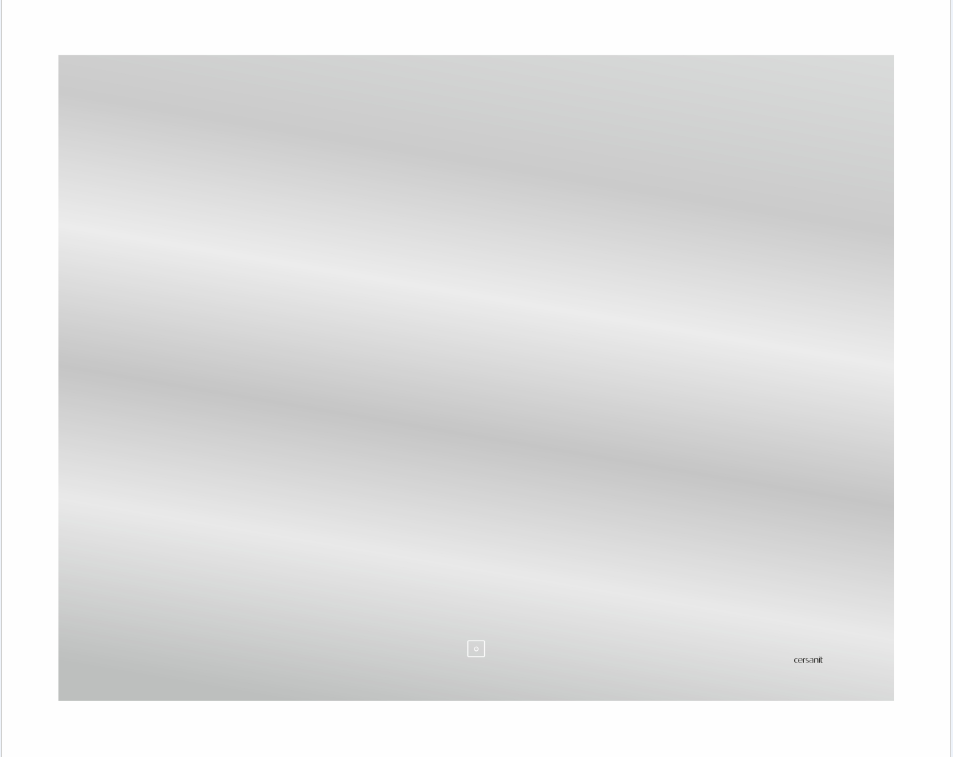 зеркало cersanit led 030 80x60 / kn-lu-led030-80-d-os