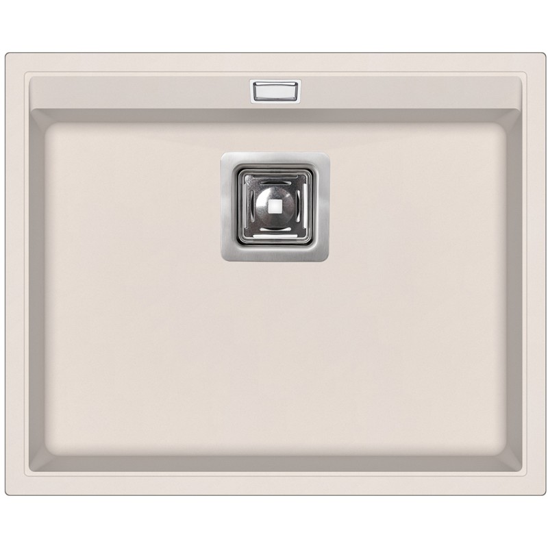 кухонная мойка aquasanita delicia sqd 100 111 aw 55,5x45,5 silica