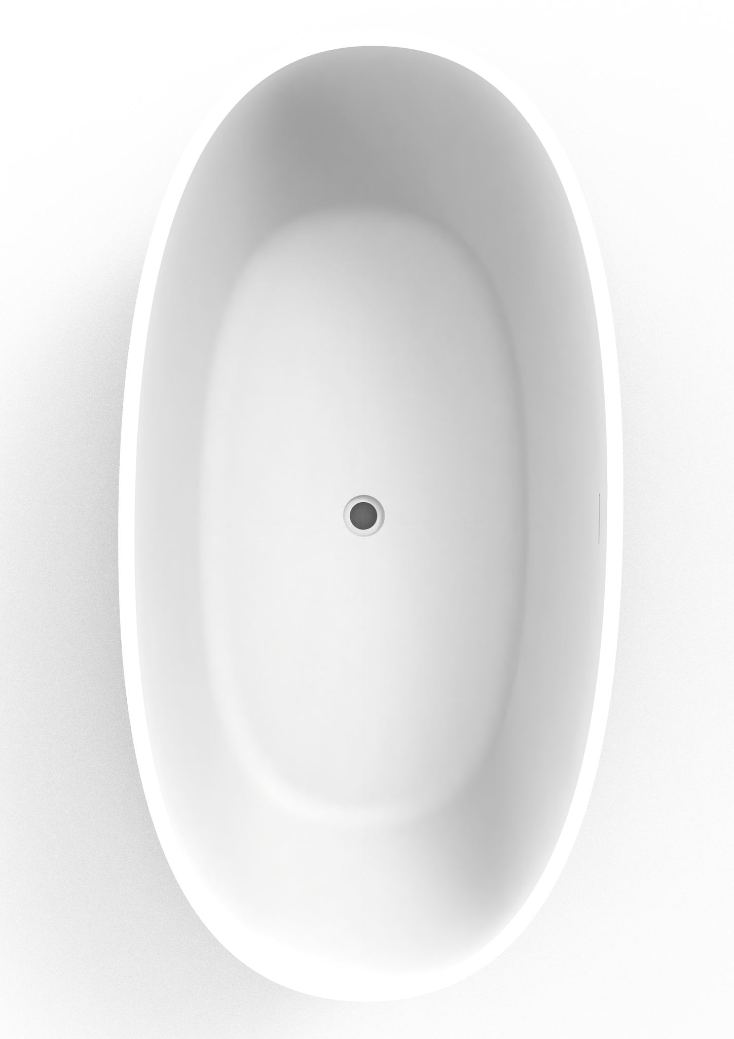 ванна из литьевого мрамора timo lempi1700 170x78 белый матовый, solid surface