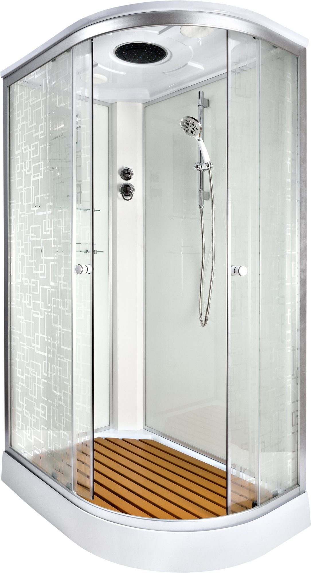 Душевой уголок Gutewetter Slide Square GK-863B 110x95 (хром) фото 4 душевой уголок gutewetter slide square gk-863b 110x95 (хром) фото 4