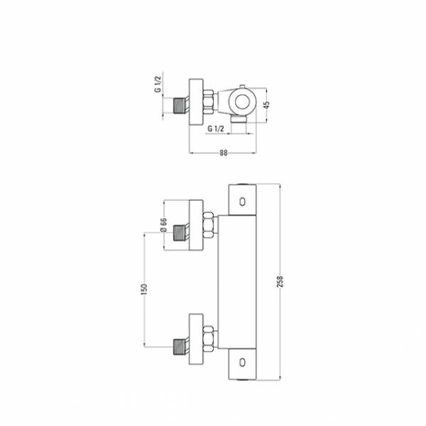Душевой уголок Radaway Idea Black KDJ 110x80 стекло прозрачное фото 5 душевой уголок radaway idea black kdj 110x80 стекло прозрачное фото 5