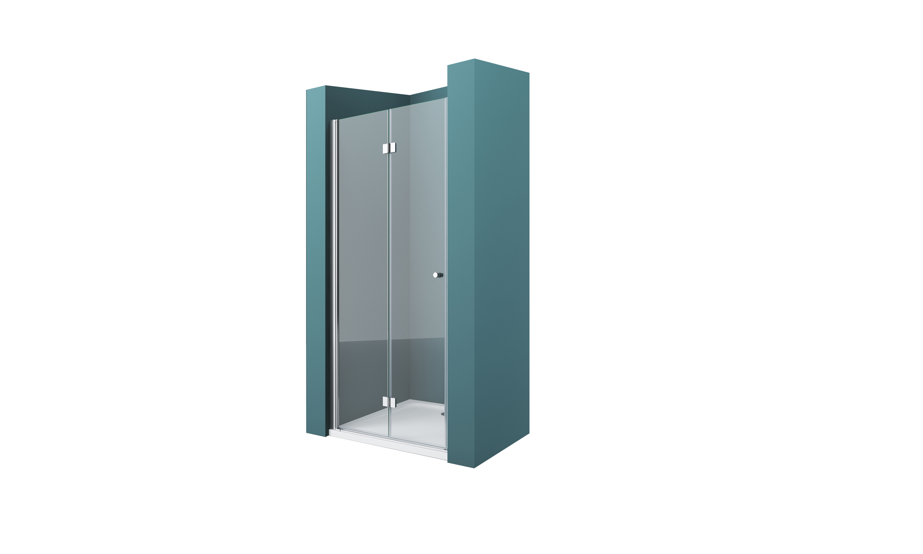душевая дверь belbagno albano-bs-12-60-c-cr 60x195 стекло прозрачное, профиль хром