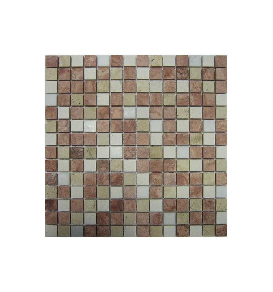 мозаика fk marble mix pink honed