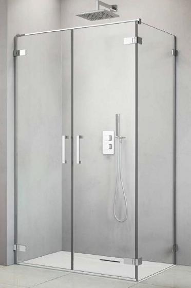 душевой уголок radaway arta dwd+s 110x100 прозрачное/хром