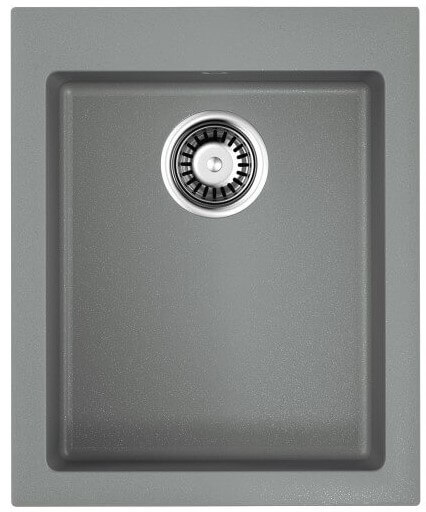 кухонная мойкa omoikiri bosen 41-u-gr 41x50 leningrad grey