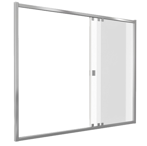 шторка на ванну gooddoor screen wtw-120-g-ch