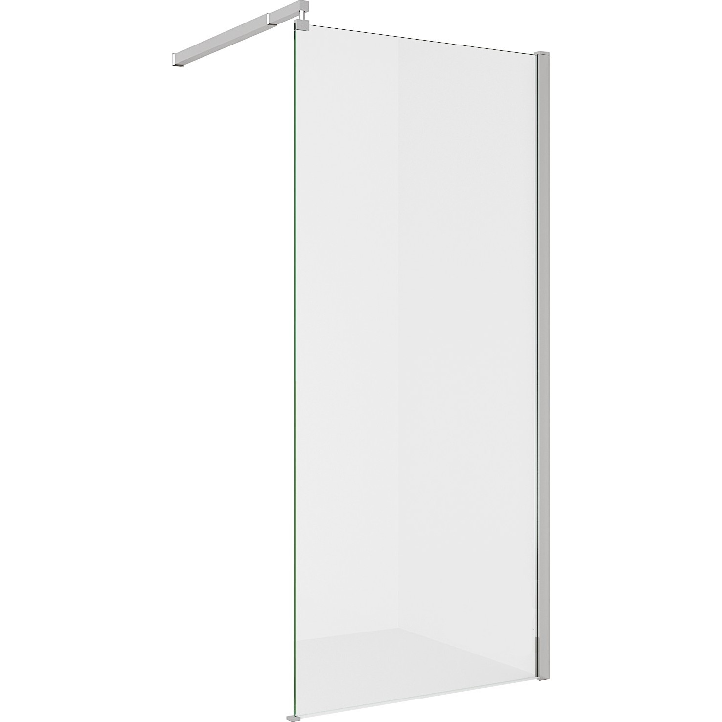 душевой уголок iva walk-in wix120c 120x200 стекло прозрачное / профиль хром