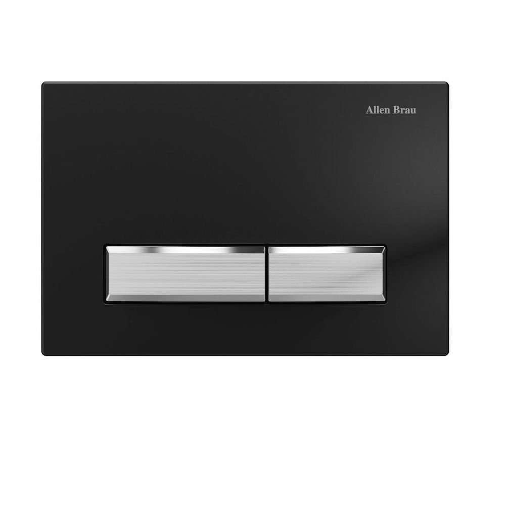 кнопка смыва allen brau fantasy 2.0 9.20004.31 черный/никель браш