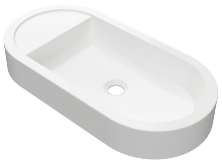 умывальник накладной aquastone aqs 9 e 70x35 белый матовый