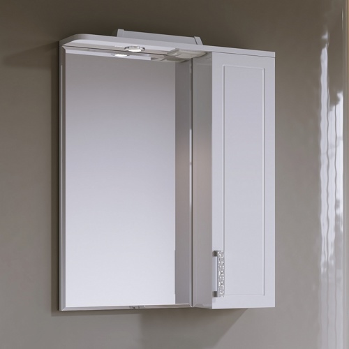 шкаф с зеркалом alavann vittoria 60/02-01 белый
