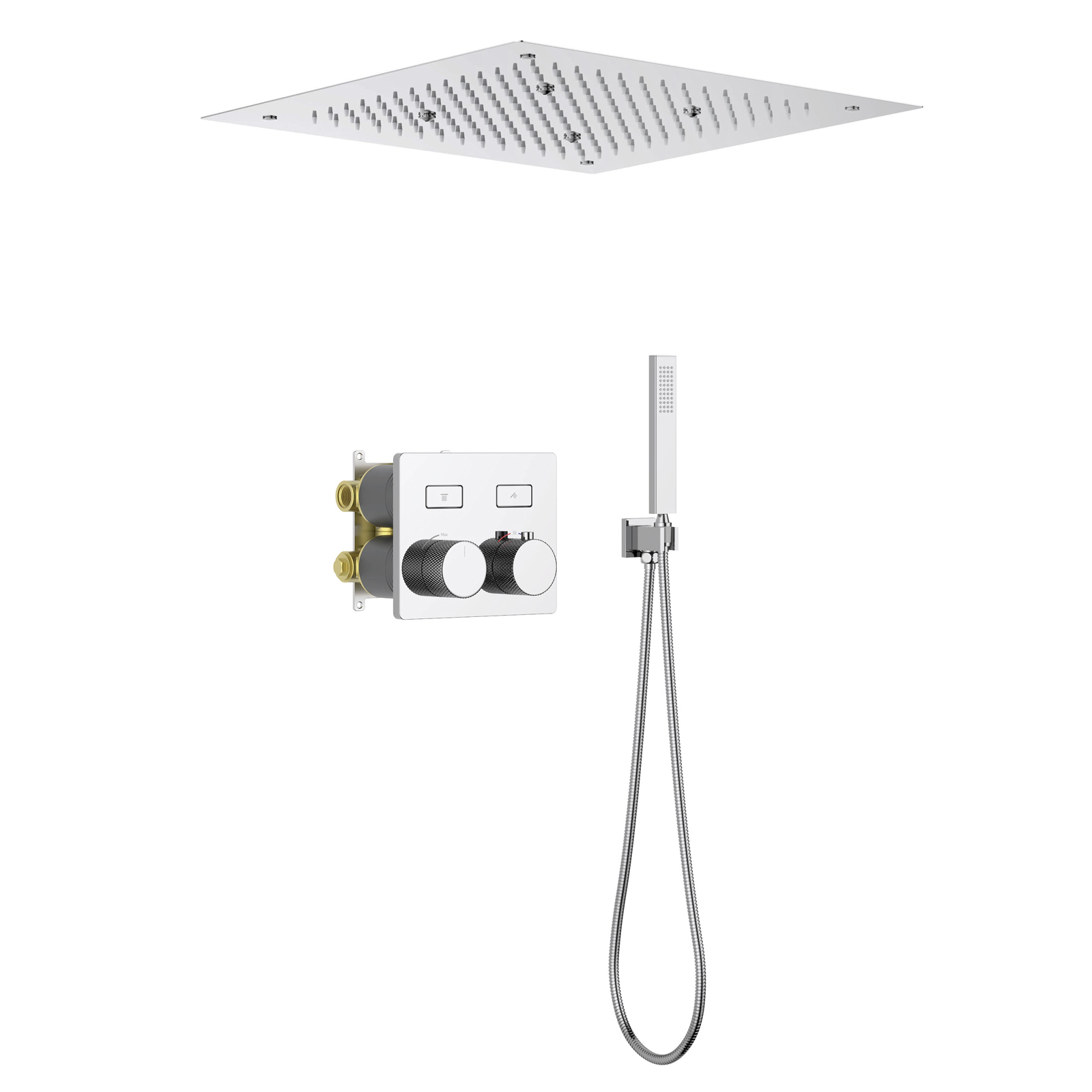 душевая система скрытого монтажа с термостатом timo petruma sx-5209/00sm хром