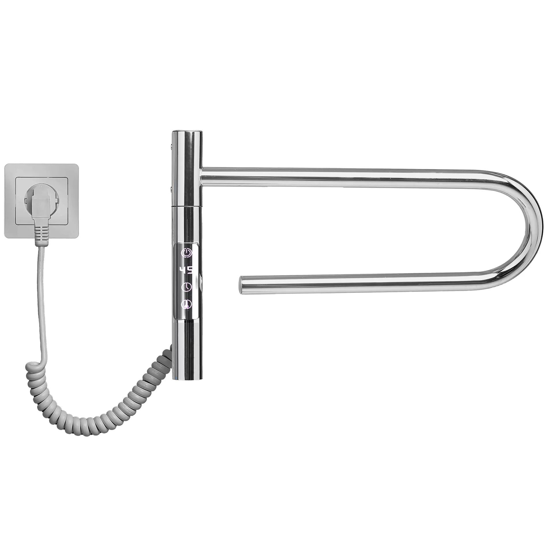 полотенцесушитель электрический gloss&reiter smart e2.l.39x25.r1.timer.smart gr.см1 хром