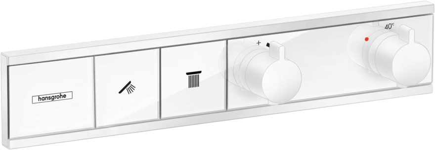 смеситель для душа hansgrohe rainselect 15380700 белый матовый