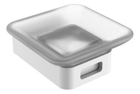 мыльница boheme mattwhite q 10943-mw белый матовый