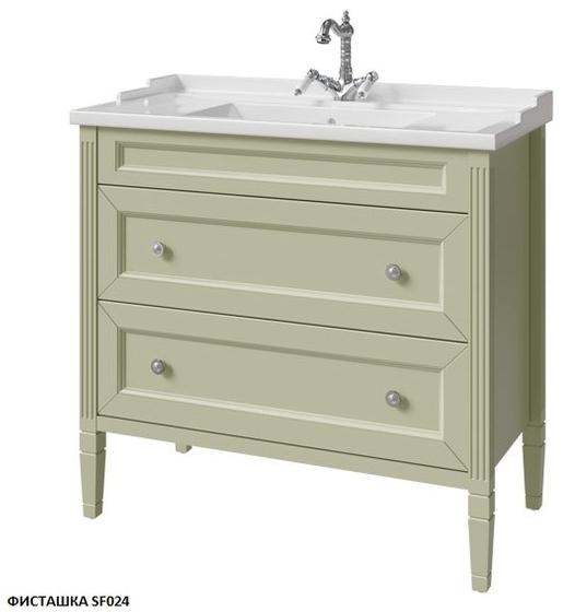 тумба напольная caprigo albion concept 90 34018-sf024 зеленый  матовый