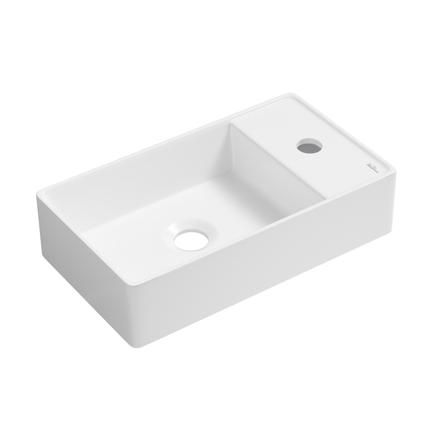 умывальник накладной/подвесной wellsee wc area 321801000 41x23 белый глянец