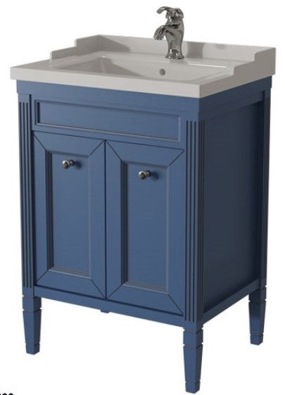 тумба напольная caprigo albion 60 10310-b036 синий глянец