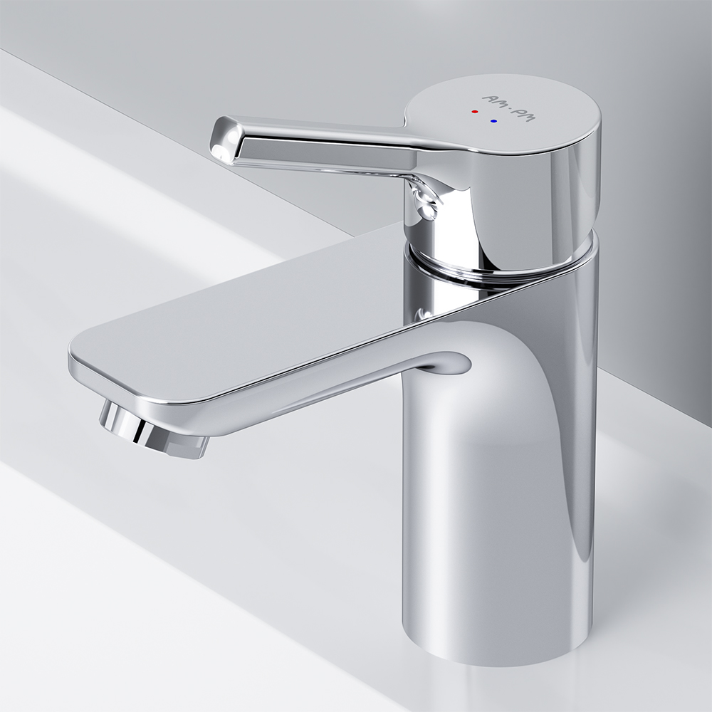 смеситель для умывальника am.pm x-joy f85b02100 хром