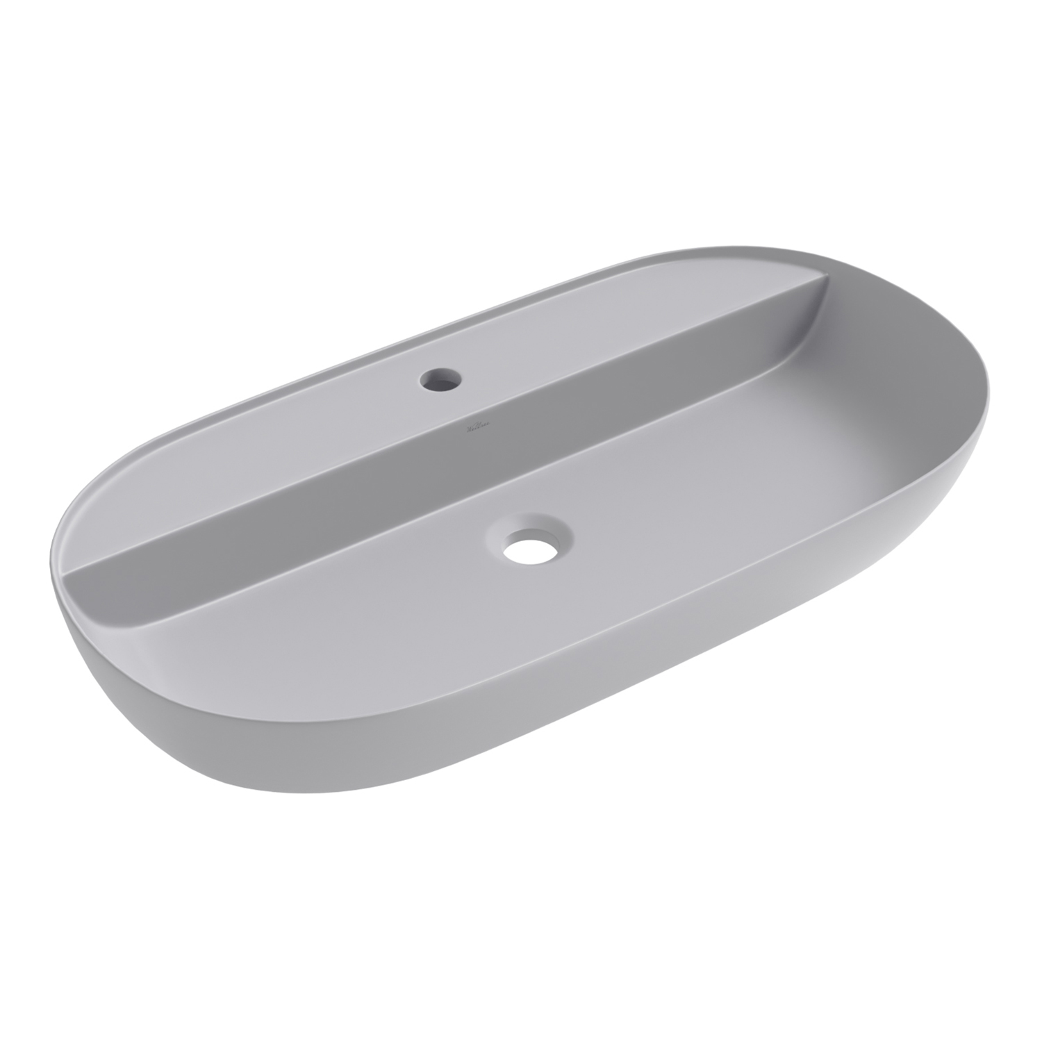 умывальник накладной wellsee chic riviera 326824000 80x40 серый матовый