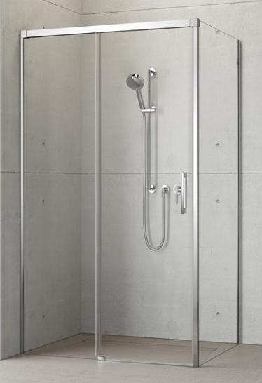 душевой уголок radaway idea kdj 110x120 прозрачное/хром