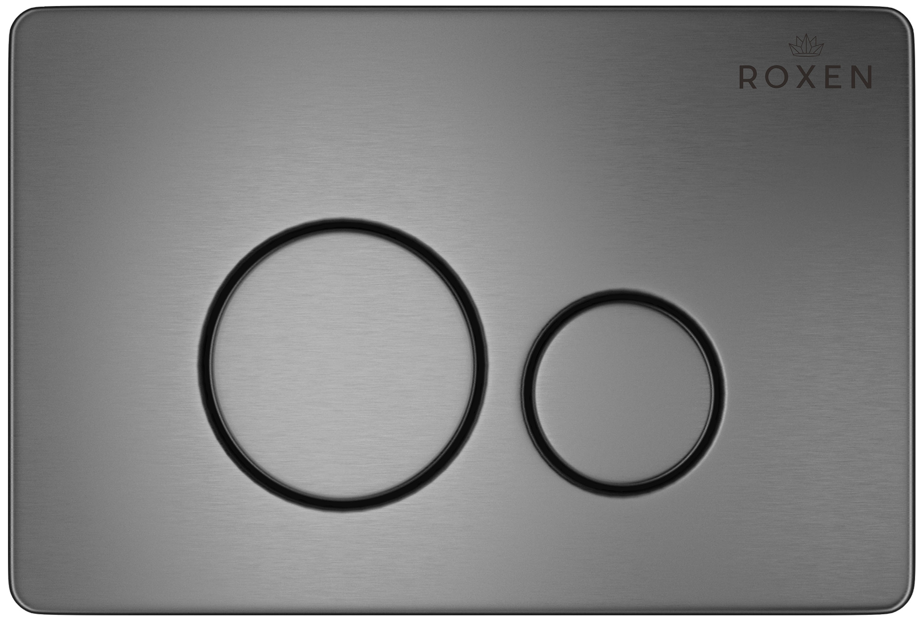 клавиша смыва roxen steel 420260g сталь