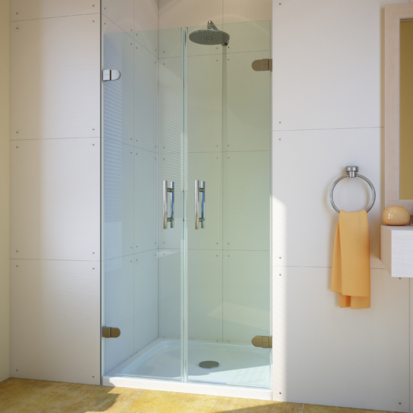 душевая дверь gutewetter lux door gk-002 90 (позолота)