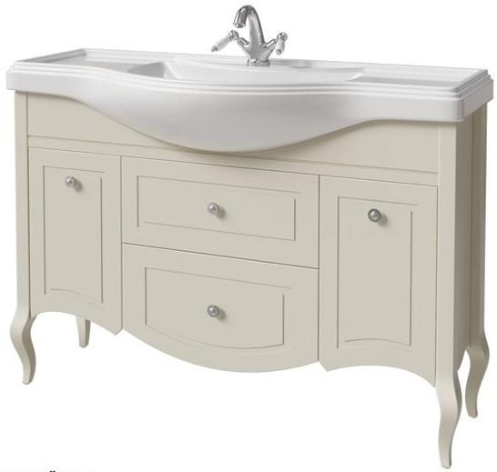 тумба напольная caprigo verona 120 33522-sf046 бежевый глянец