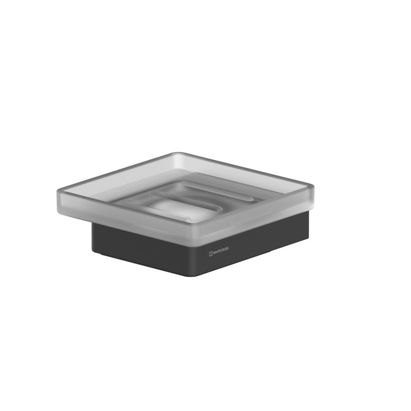 мыльница подвесная whitecross cubo cu2420bl черный матовый