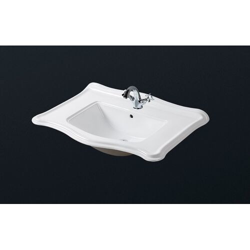 умывальник врезной caprigo ab-9080 белый глянец