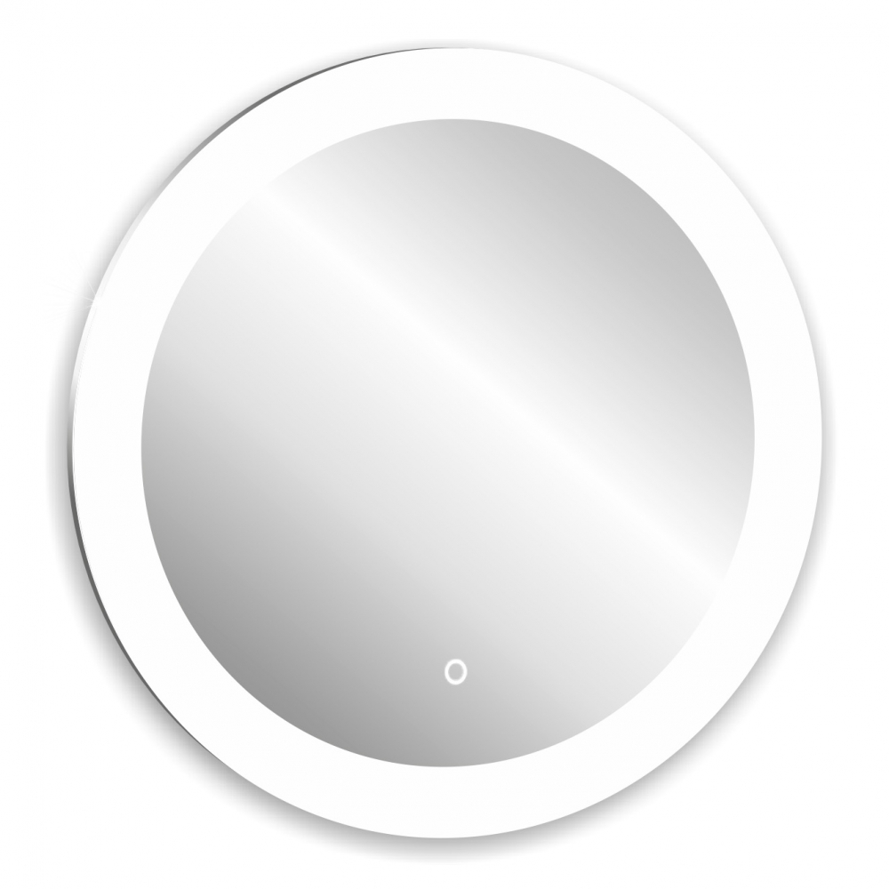 зеркало abber mond ag6202sl-0.77 77x77 с подсветкой, сенсорный выключатель, диммер