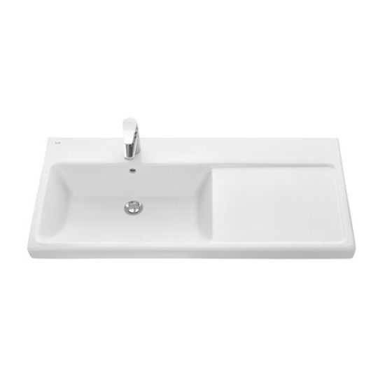 умывальник roca the gap plus 3270mb004 100x46 левая, белый