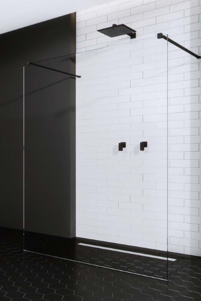душевой уголок radaway walk-in modo new black i 140