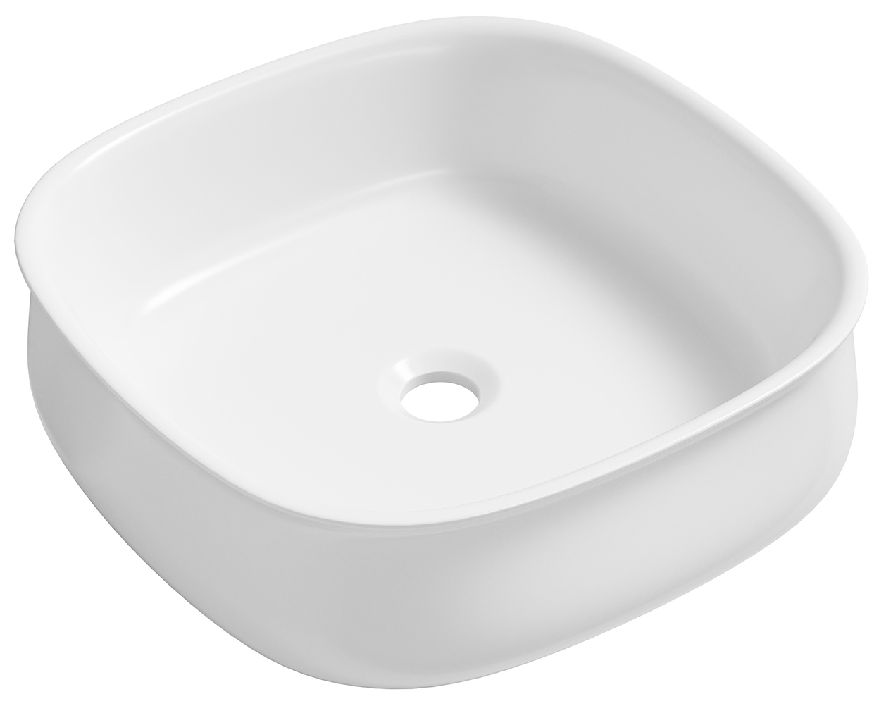 умывальник накладной lavinia boho bathroom sink 33311083 42x42 белый глянец