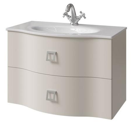тумба подвесная caprigo nokturn 80 1318-sf023 бежевый матовый