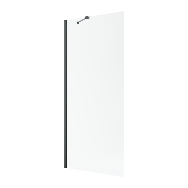 душевая шторка radaway idea brushed gunmetal pnj ii 50x150 стекла прозрачные, профиль брашированное золото