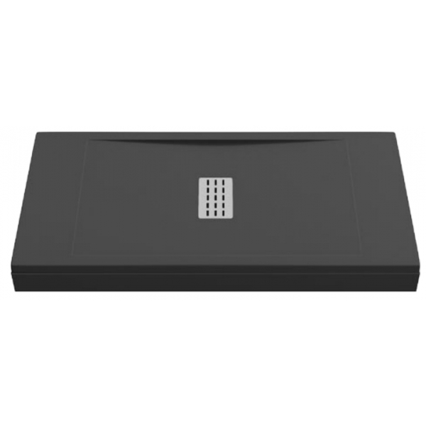 душевой поддон gooddoor flow 140x80 черный
