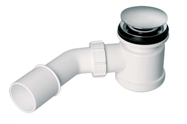 сифон для ванны mcalpine hc26-iof-95-cb click-clack