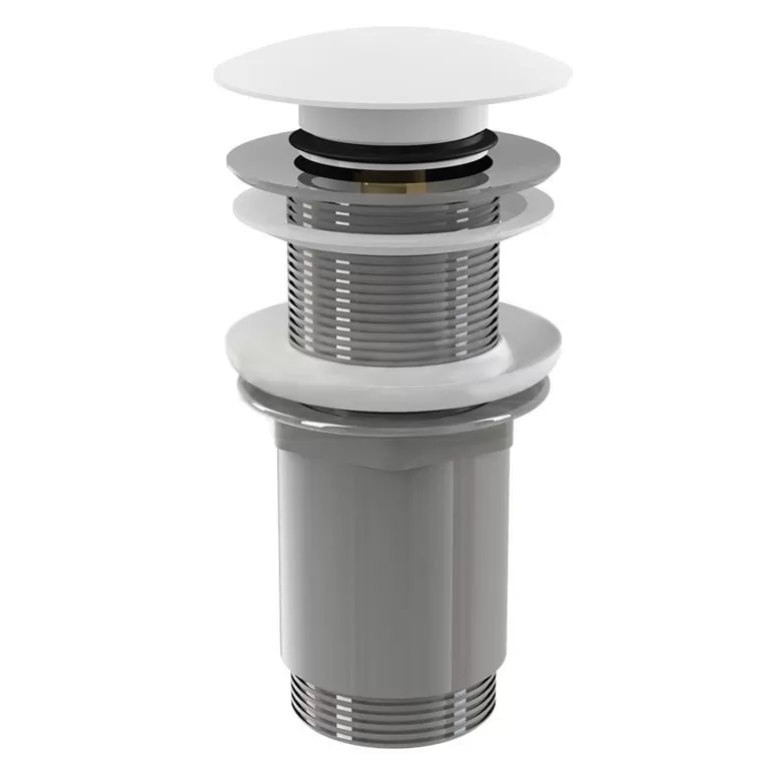 донный клапан salini 15221wg s-sense белый глянцевый