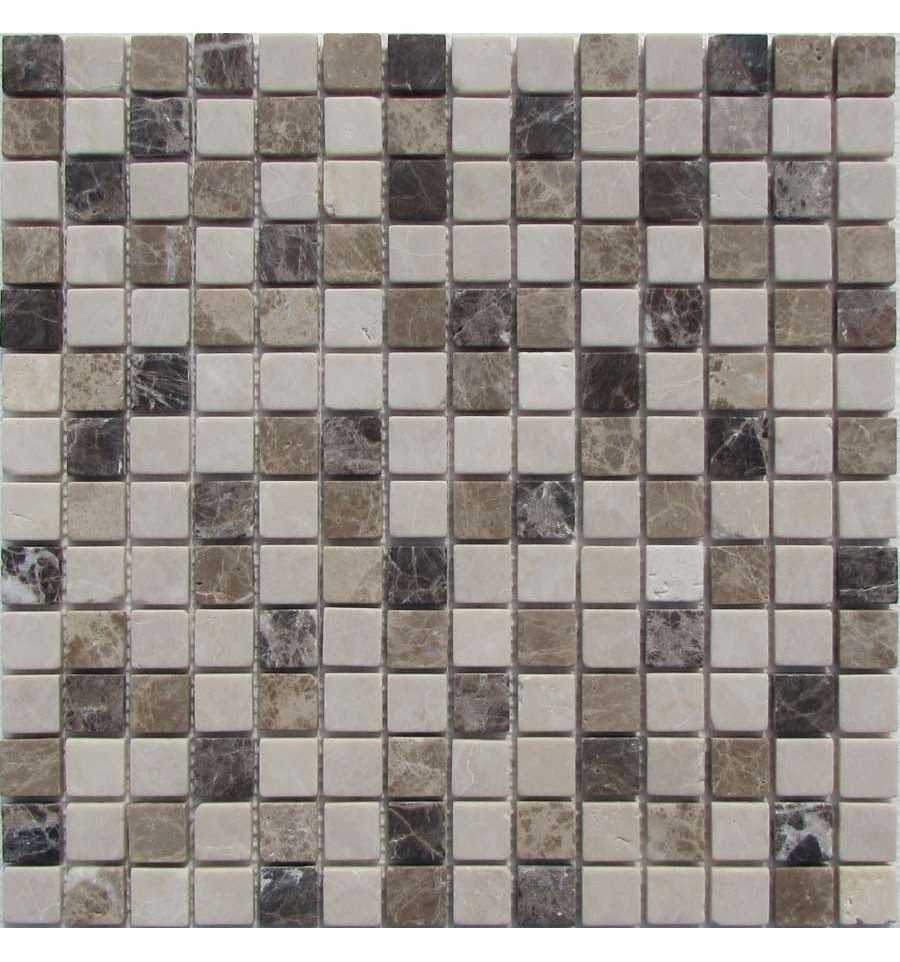 мозаика fk marble mix emperador 20-6t 30.5 х 30.5