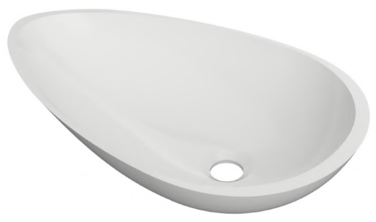 умывальник накладной aquastone aqs 1 56x33,8 белый матовый