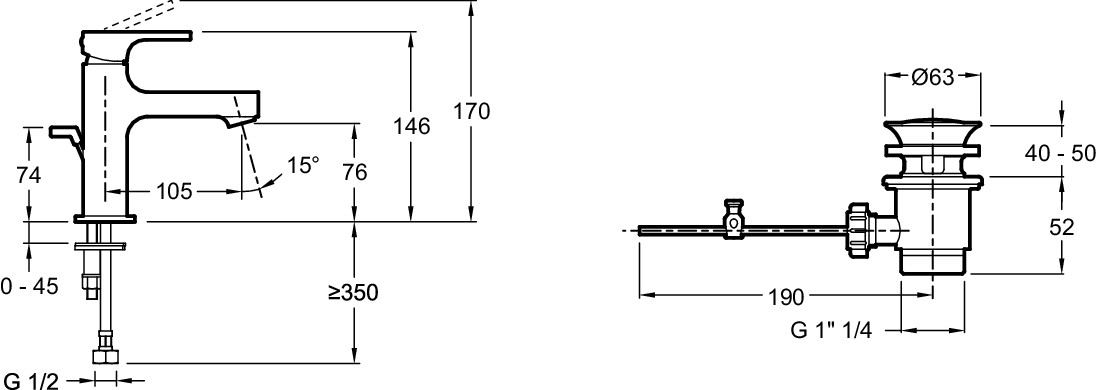 Душевой уголок Gutewetter Practic Rectan GK-422 110x95 (матовый хром/стекло бесцветное) фото 4 душевой уголок gutewetter practic rectan gk-422 110x95 (матовый хром/стекло бесцветное) фото 4