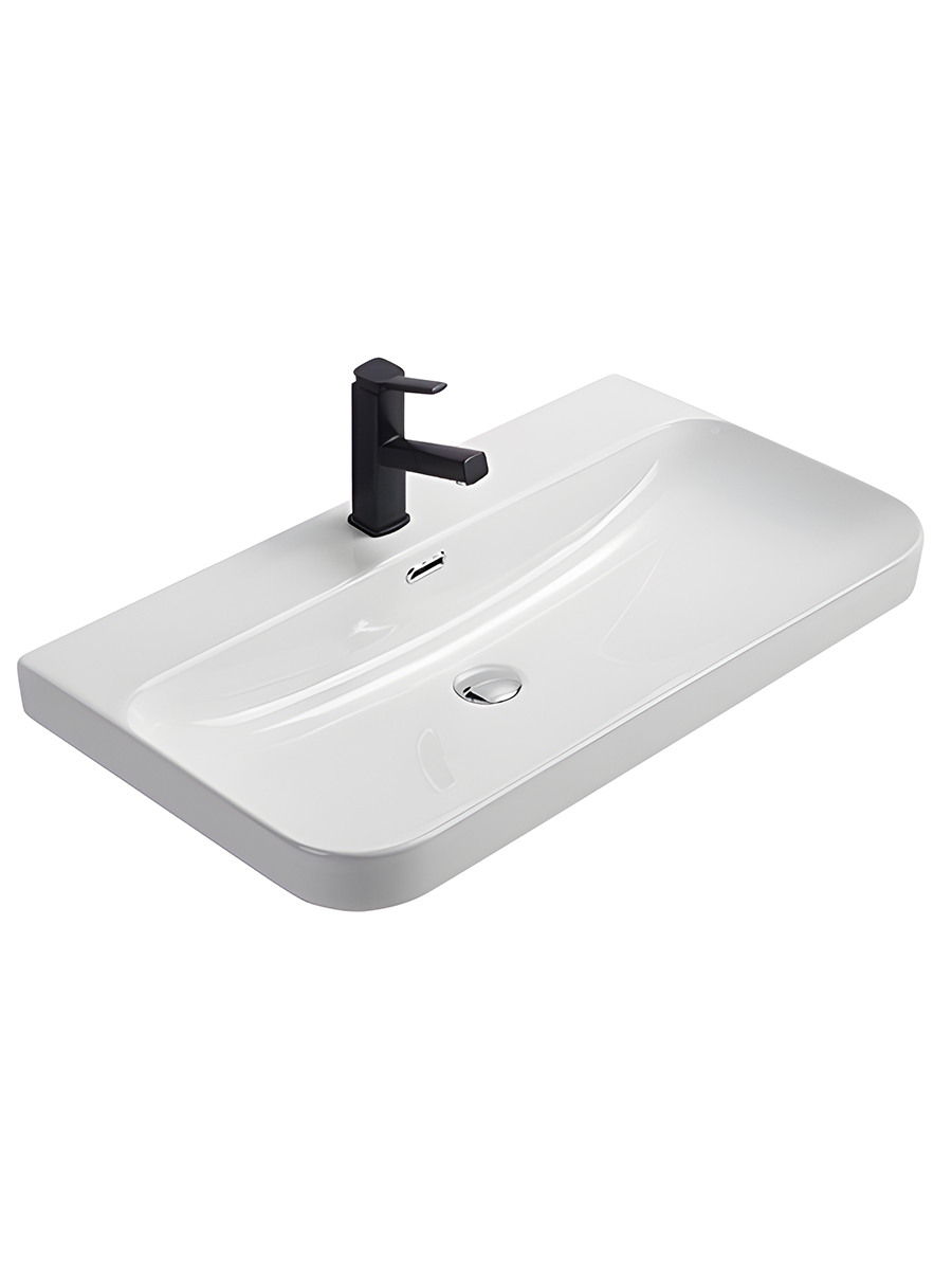 умывальник встраиваемый amore di mare cavo 80202-rr 80,8x46,3 белый