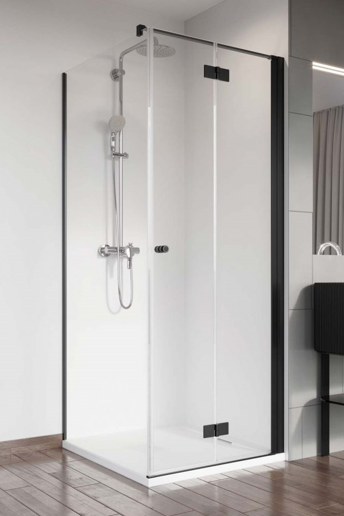 Душевой уголок Radaway Nes Black KDD I 80 L+KDD I 80 R 80x80 стекло прозрачное фото 9 душевой уголок radaway nes black kdd i 80 l+kdd i 80 r 80x80 стекло прозрачное фото 9