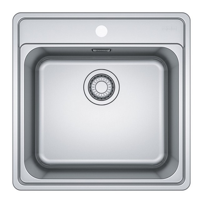 кухонная мойка franke всx 210-51 tl 51x51 со стоп-вентилем, нержавеющая сталь