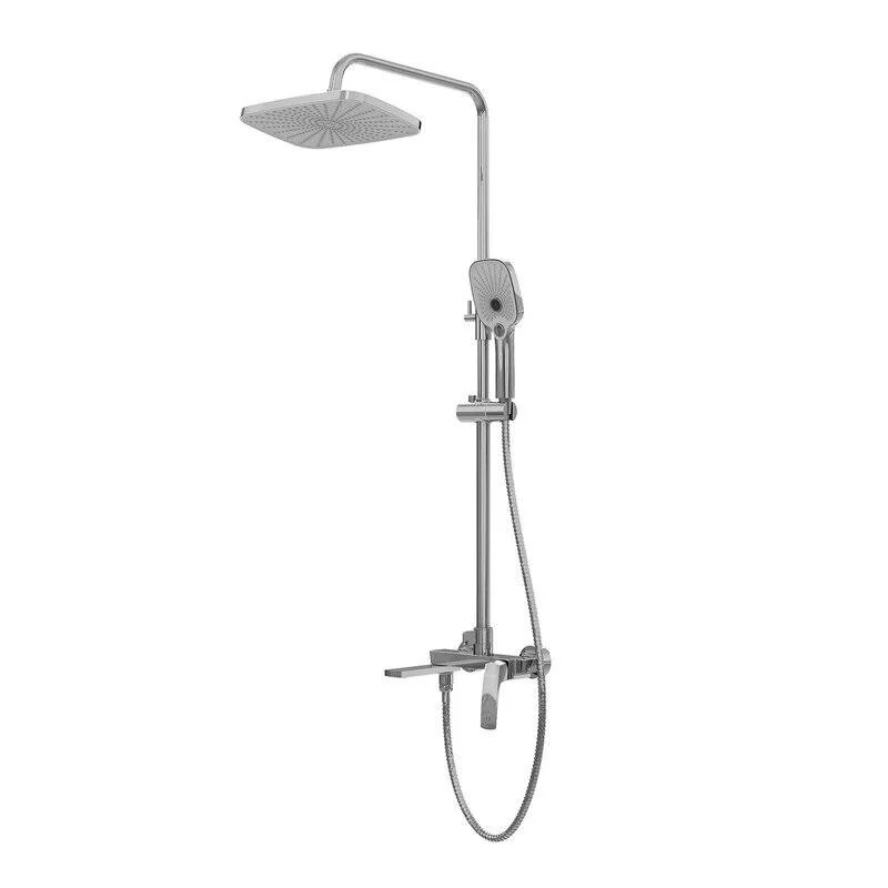 душевая стойка grossman mercury 500.k35.10.100 глянцевый хром
